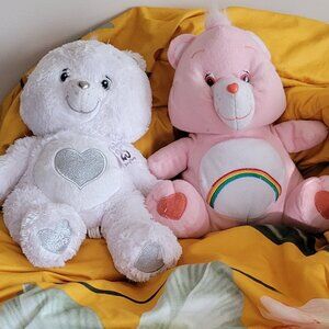 Care Bears 25th Anniversary and Rainbow Plush Set